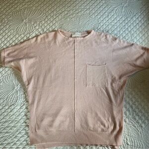 Allie Rose Blush Pink Soft Knit Sweater | Size Small
